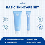 [2 PCS BUNDLING FACIAL WASH] Harlette Oatmilk Gentle Facial Wash 100 g + Day Creme 25 g