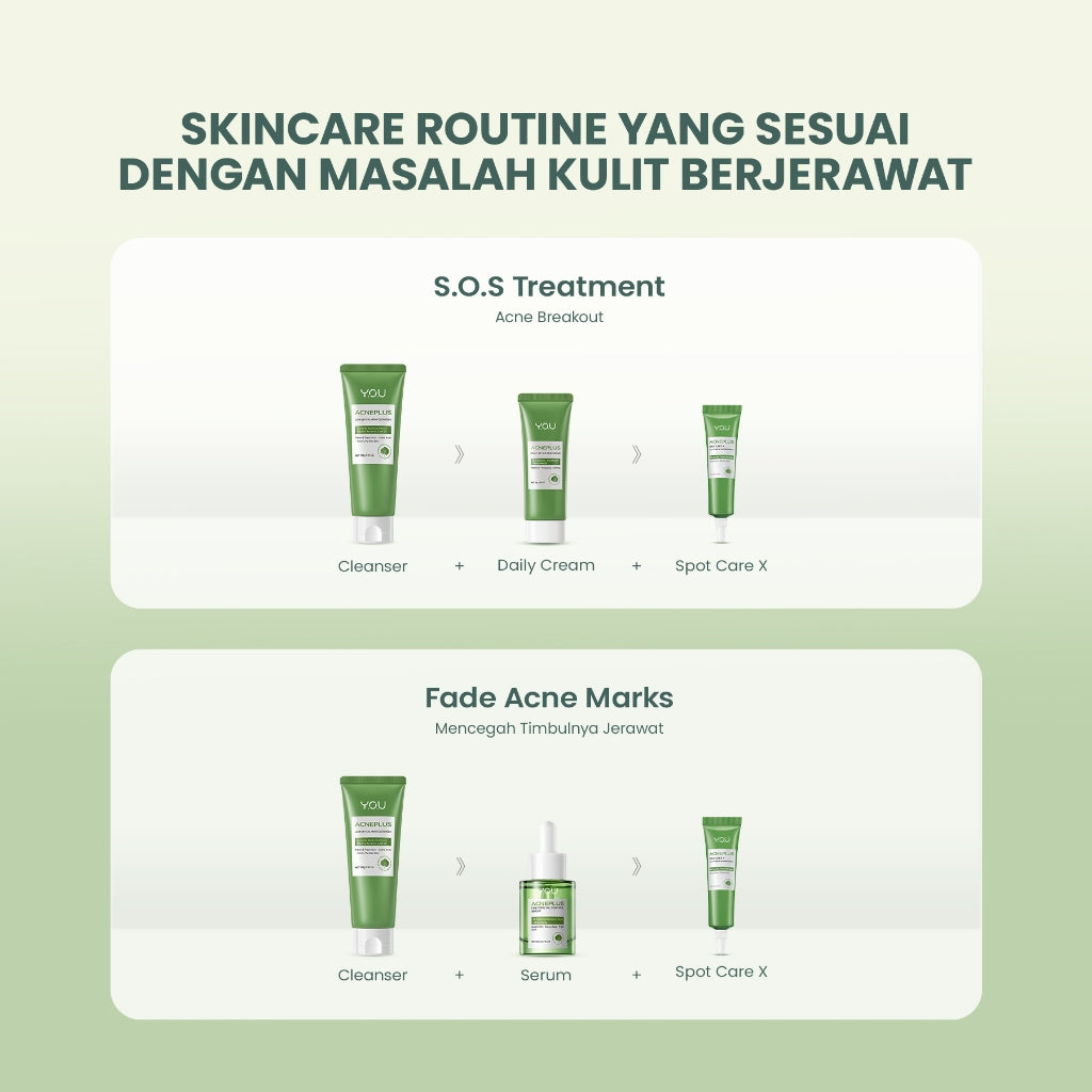 YOU AcnePlus AHA BHA PHA Daily Essence Toner Kulit Berminyak Jerawat Centella dan Oil Control