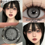 Eyeshare Venice Softlens Gray 1Pasang 14.2mm Lensa Kontak Soflen Soflens
