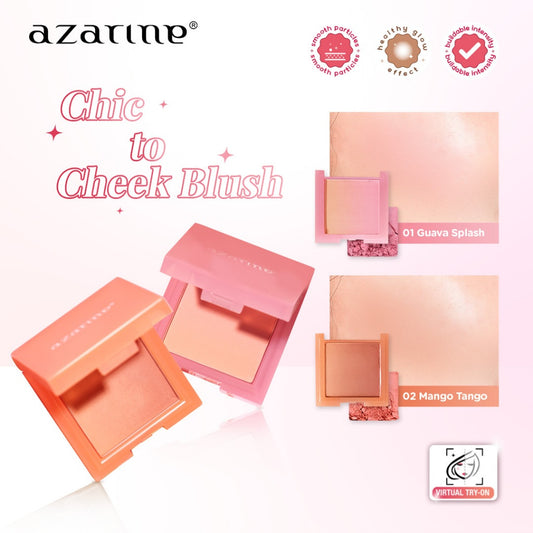 Azarine Chic to Cheek Blush Powder Blush On [5.2 gr]