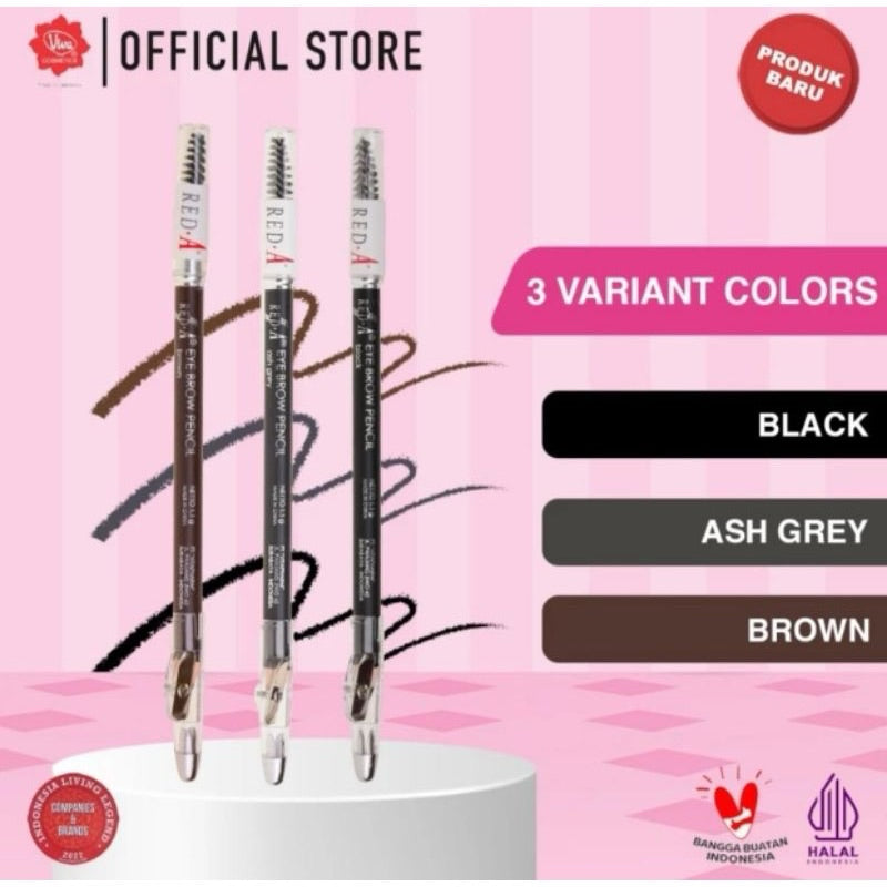 [READY] Red-A | Red A Eyebrow Pencil - Pensil Alis Red a