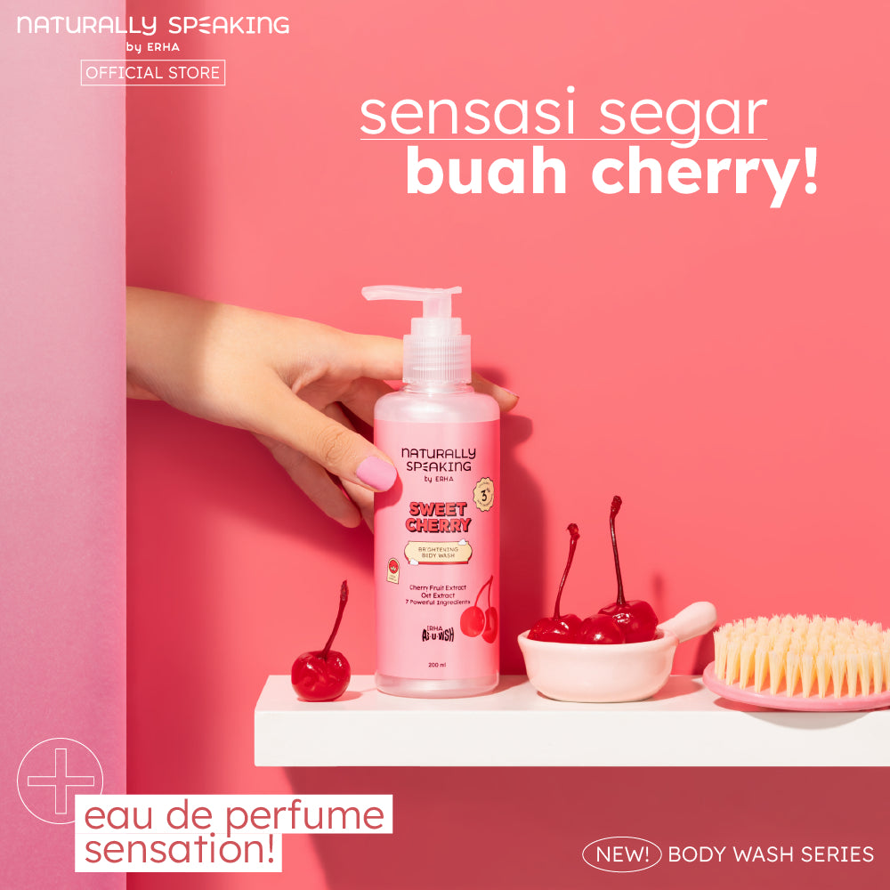 Naturally Speaking Sweet Cherry Brightening Body Wash 200ml