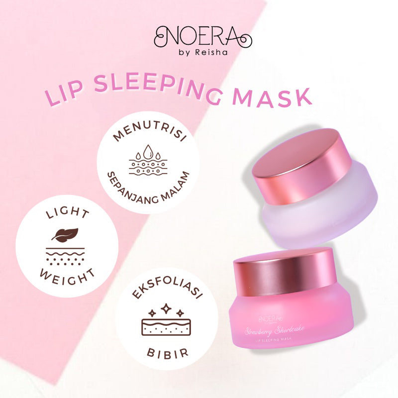 Noera Lip Sleeping Mask | Masker Bibir Pencerah Bibir Pelembab Bibir