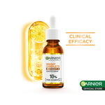 GARNIER Serum Bright Complete Overnight PURE VITAMIN C Serum 15ml 30ml - Skincare Mencerahkan Wajah Vitamin C Cocok untuk semua jenis kulit Serum Malam