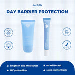 [2 PCS BUNDLING SUNSCREEN] Harlette Oat Probiotic Lightweight Sunscreen 40 g + Oatmilk Day Creme 25 g