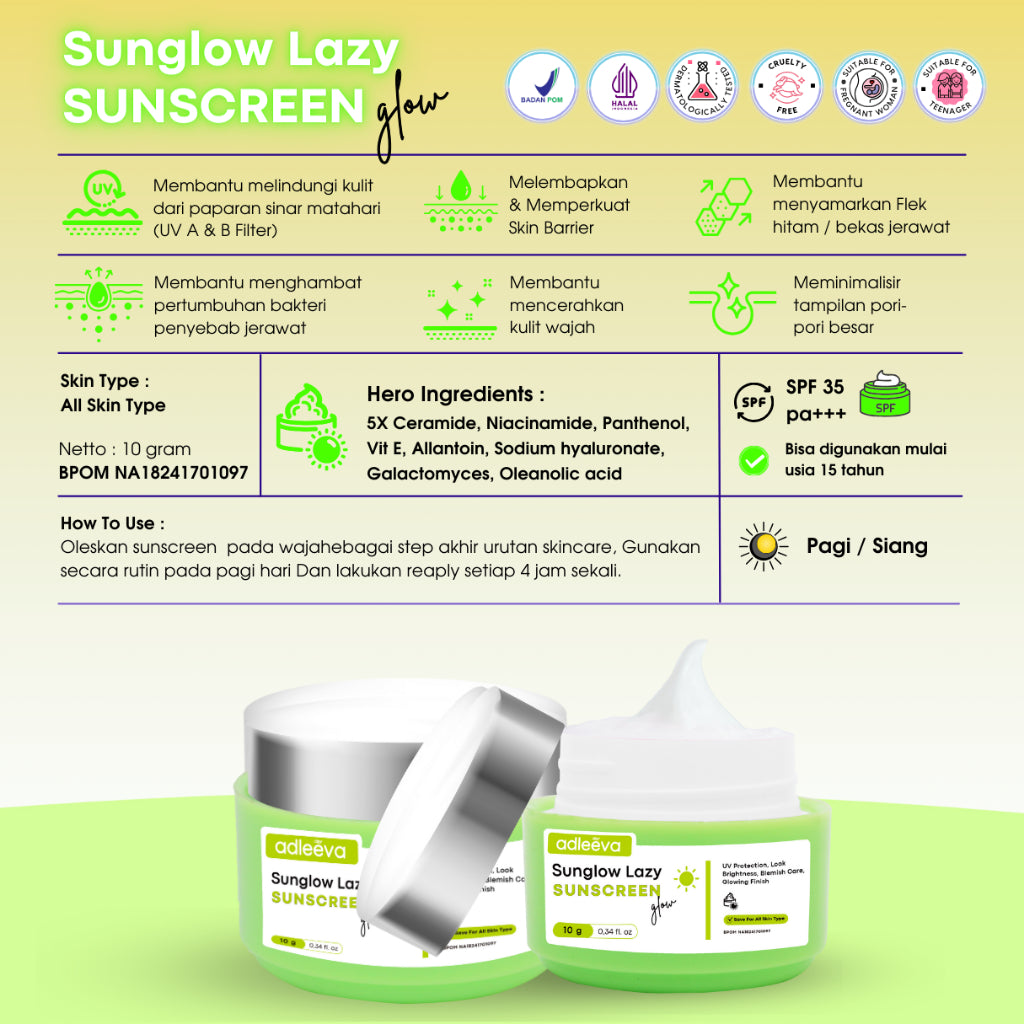 ADLEEVA - BUNDLE Basic Skincare Kit (Isi 3 produk)