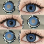 Eyeshare Softlens Boston Blue 1 Pasang 14.2mm Lensa Kontak Mata Yang Lucu