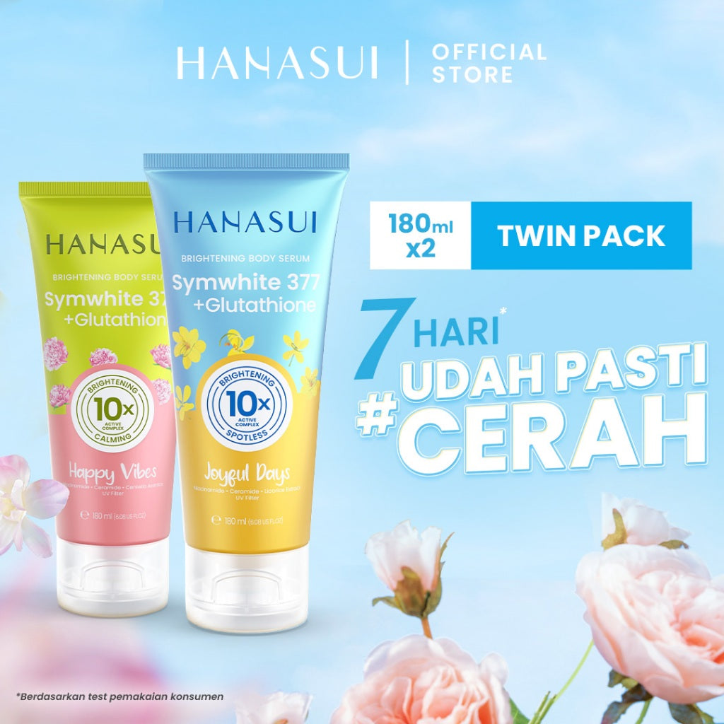 Hanasui Brightening Body Serum - Body Serum With Symwhite377 + Glutathione Mencerahkan & Menghidrasi Kulit