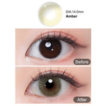 Magister Softlens Minus 0.00~-6.00 Soflen 14.0MM Grey 1Pasang lensa kontak warna 6Bulan