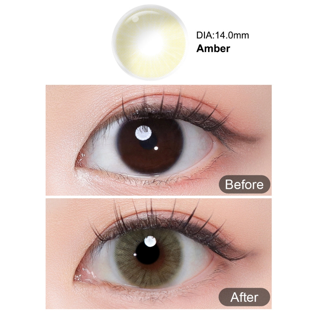 Magister Softlens Minus 0.00~-6.00 Soflen 14.0MM Grey 1Pasang lensa kontak warna 6Bulan