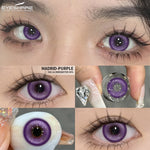 Eyeshare Putih Black Softlens 1Pasang 14.5mm Lensa Kontak Cosplay Softlen