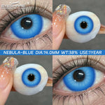 Eyeshare Putih Black Softlens 1Pasang 14.5mm Lensa Kontak Cosplay Softlen