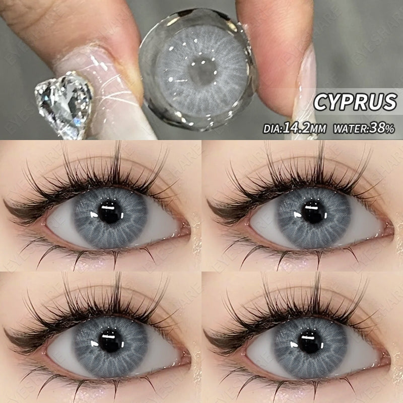 Eyeshare Softlens Vienna Chocolate 14.5mm 1 Pasang Lensa Kontak Untuk Mata Besar
