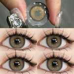 Eyeshare Softlens Vienna Chocolate 14.5mm 1 Pasang Lensa Kontak Untuk Mata Besar