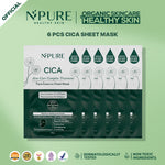 ISI 6PCS - NPURE 6 pcs Sheet Mask Cica/Noni/Marigold/Licorice