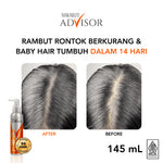 Paket Anti Rambut Rontok & Kusut - Makarizo Advisor Hair & Scalp Tonic 145 mL + Anti Frizz 70 mL