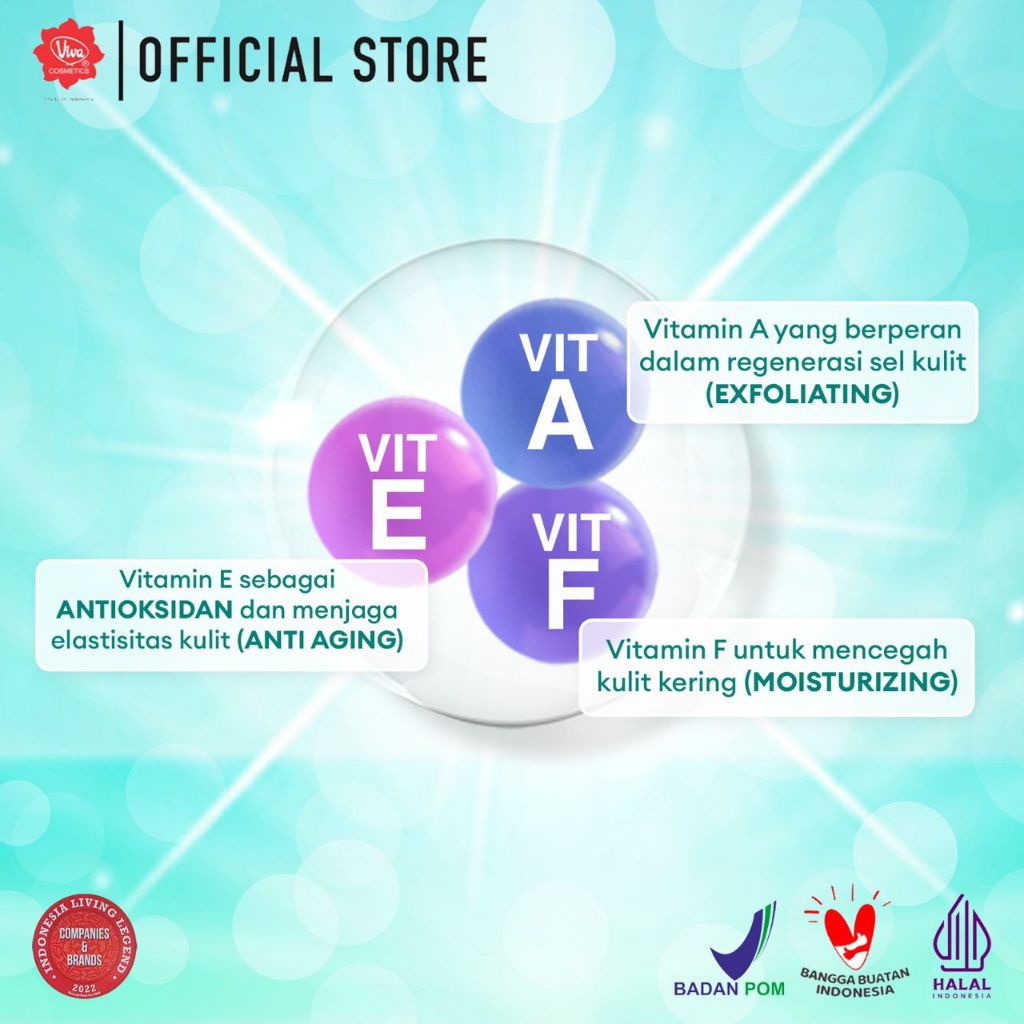 [Super Pack !!!] Viva Skin Food Cream with Vit A, E & F - 30gr (2 Pcs)