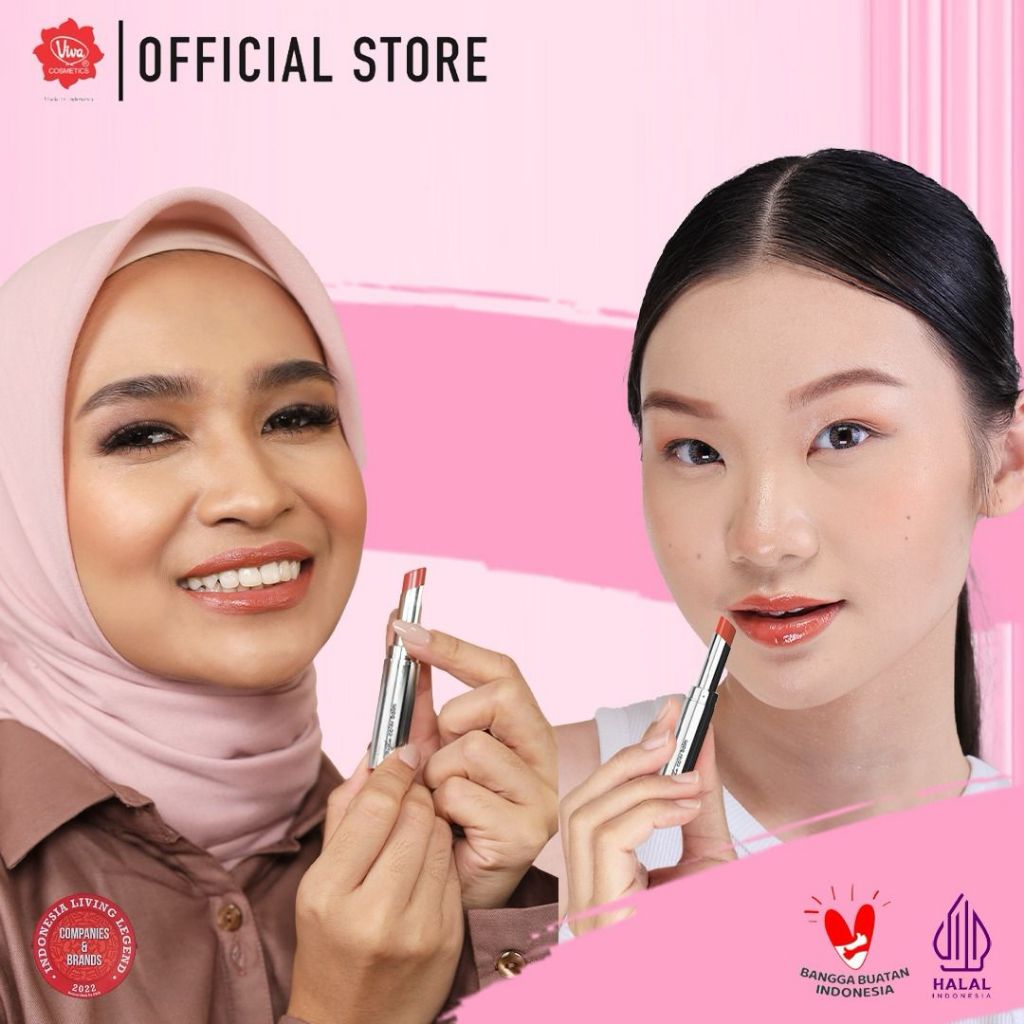 Red-A Lip Glo Color Balm 3 in 1 - LIPBALM, LIPGLOSS & LIPSTICK (tersedia 9 varian warna)