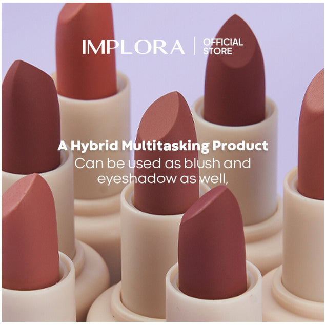 Implora Day To Day Lip Bullet Lipstick Blush Eyeshadow