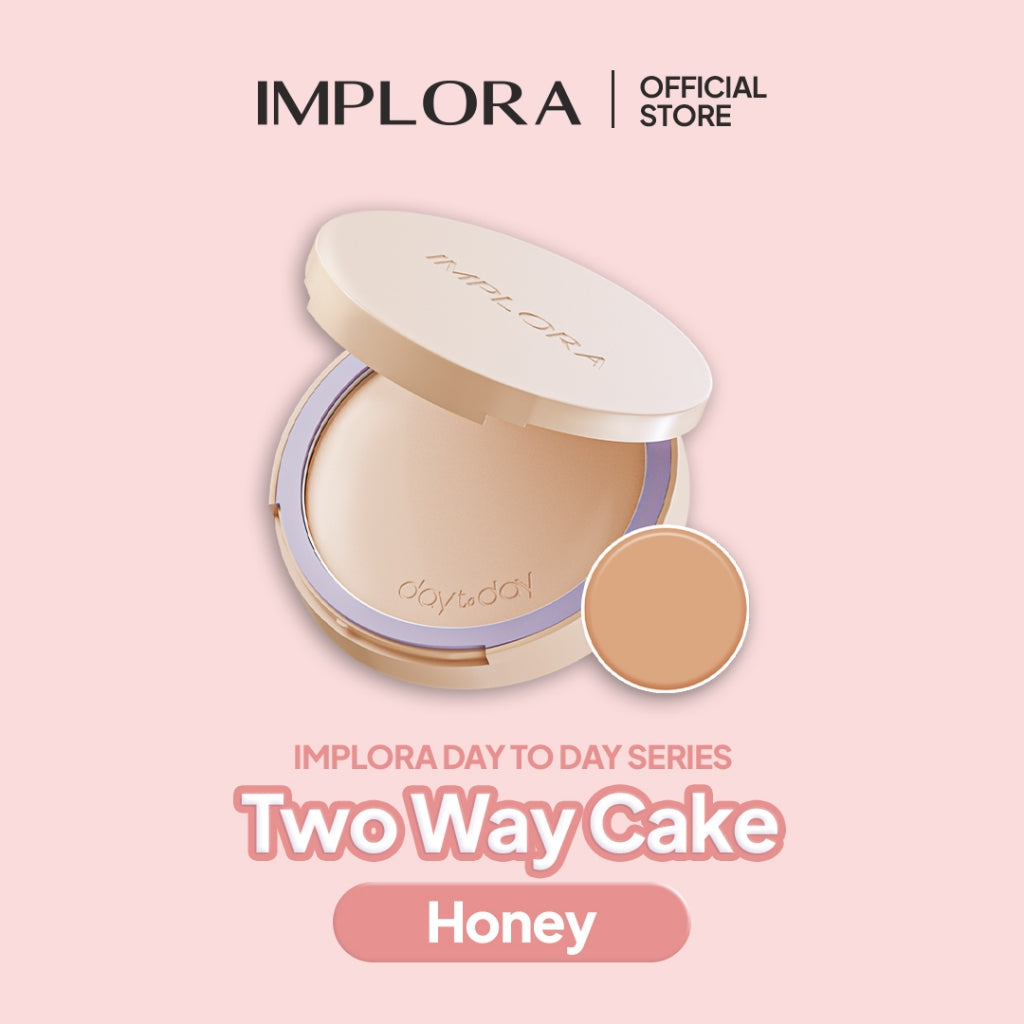 Implora Day To Day Two Way Cake | Bedak Ringan & Samarkan Pori