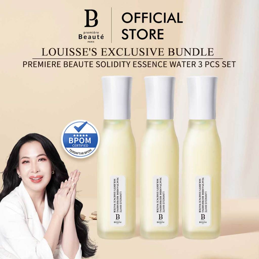 [Louisse's Exclusive] PREMIERE BEAUTE Luminous White Niacinamide Refreshing Solidity Essence Water 120ml 3PCs Set louisse[LIVE]