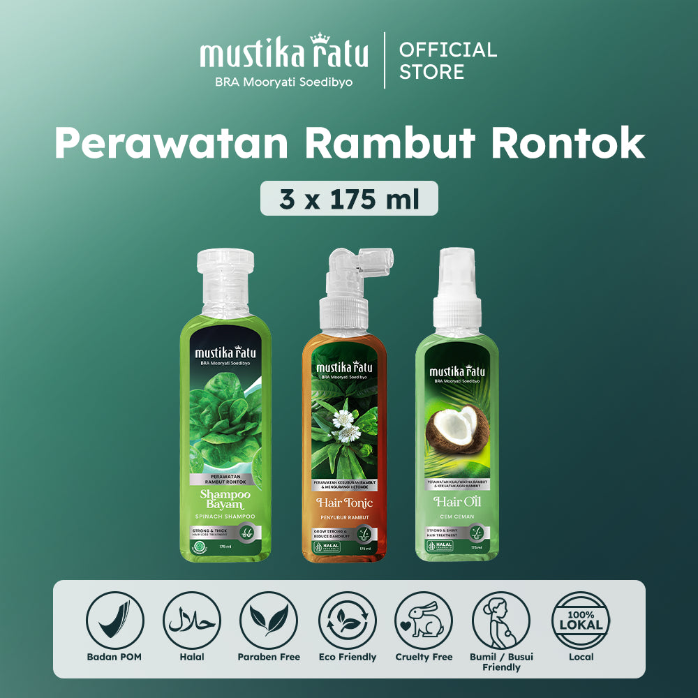 Hair Care Mustika Ratu Perawatan Rambut Rontok 175ml