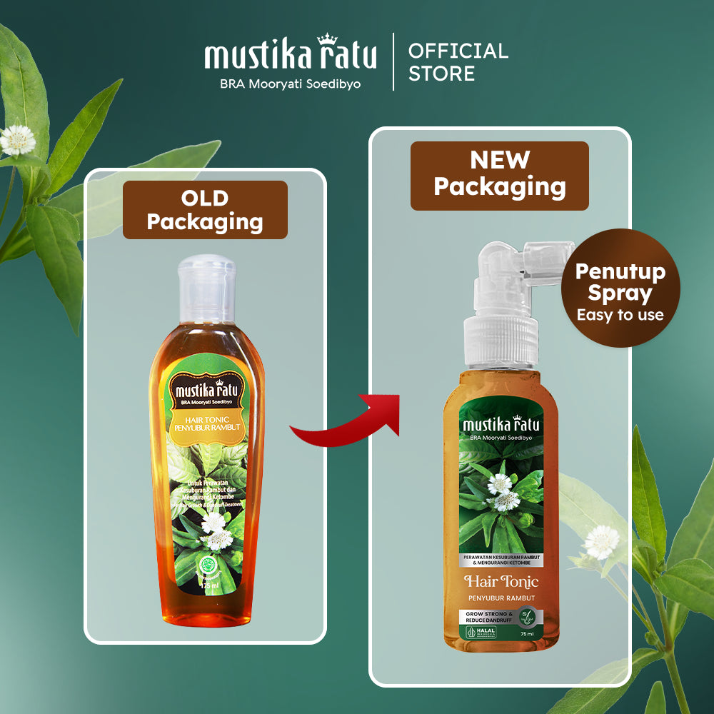 Mustika Ratu Bundling Shampoo Merang & Ramuan Penyubur Rambut 175ml