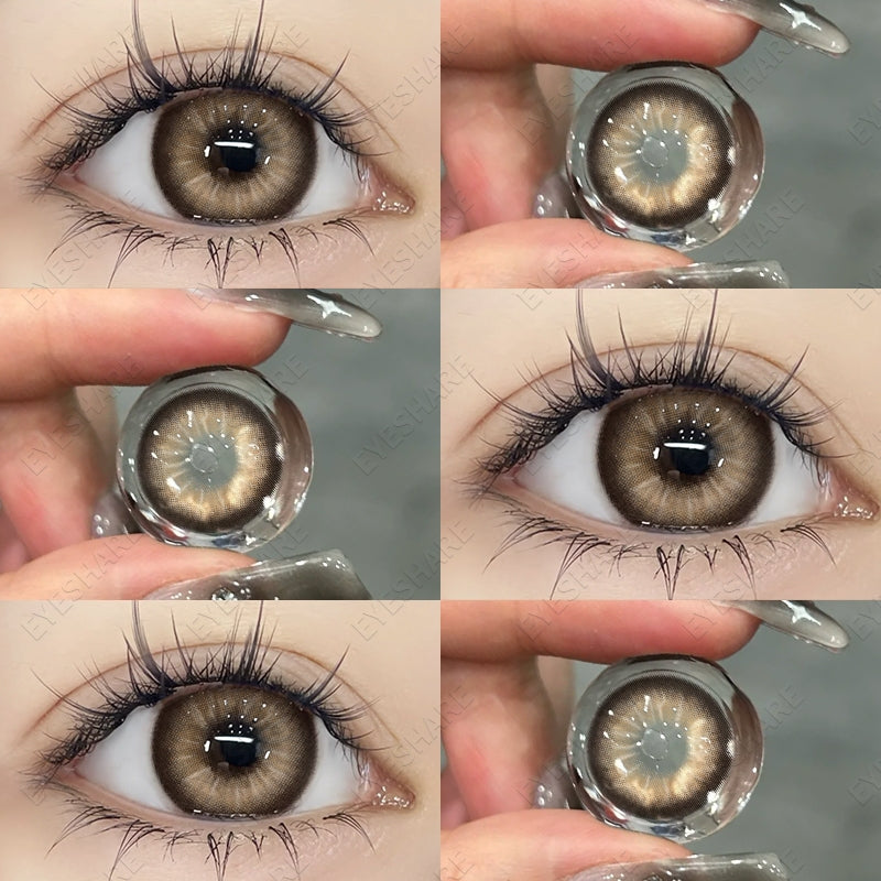 Eyeshare (COD) SEMPORMA BROWN 14.2mm Softlens Normal