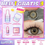 Eyeshare COD 4 Item Paket kombinasi (1Pasang Softlens+60ml solusi+8ml tetes mata+kotak cermin)