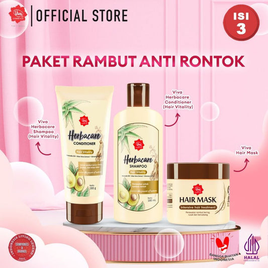 [PROMO] Paket Healthy Hair - INTENSE HAIR FALL TREATMENT (isi 3 item)