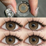 Eyeshare (COD) Polaris Brown Softlens 14.2mm 1Pasang Lensa Kontak