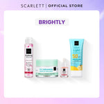 Scarlett Whitening 4pcs Skincare Daily Routine ( Acne, Brightly, Exfoliate )
