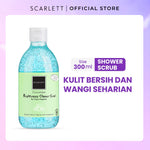 SCARLETT Body Care All Series - Body Scrub, Shower Scrub, Shower Gel, Body Serum, Body Lotion, Body Cream, Tube | Perawatan Tubuh Mencerahkan Melembutkan Eksfoliasi Kulit Melembabkan Kulit, Kulit Sehat Cerah Bersinar Wangi Seharian
