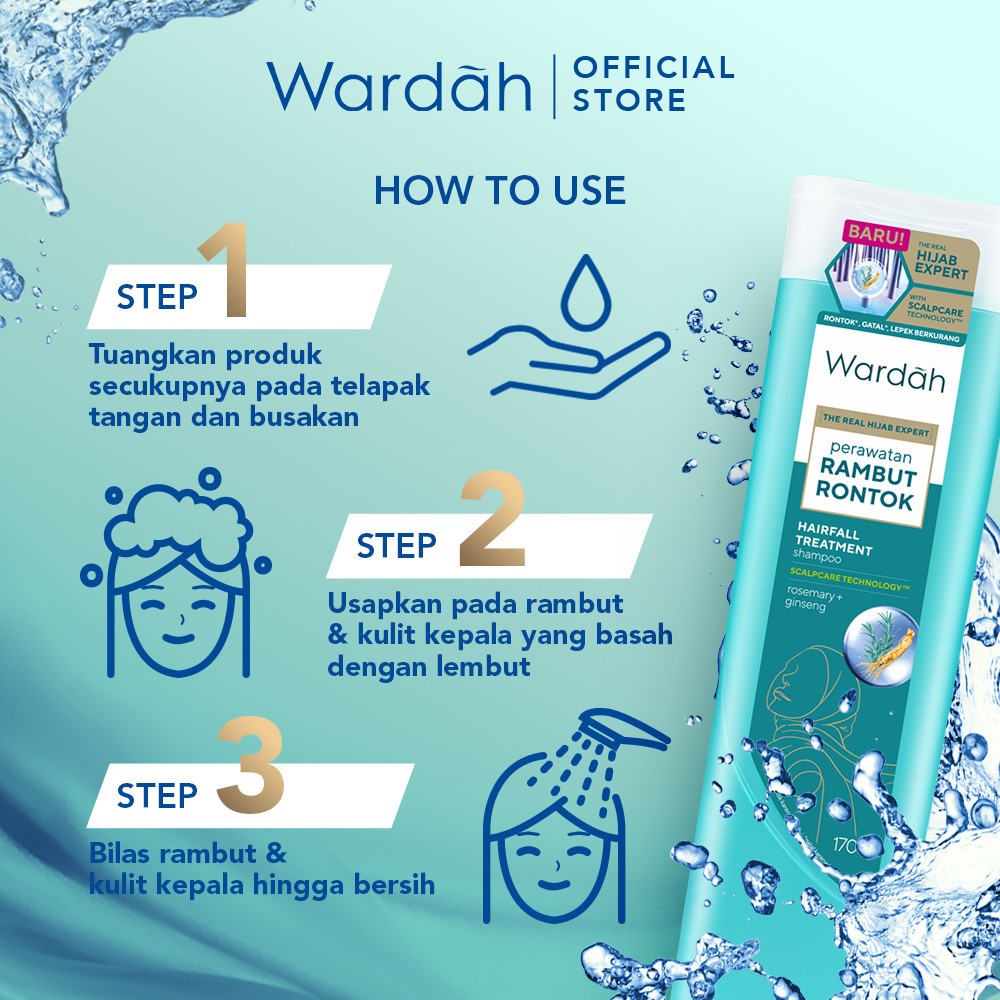 Wardah Shampoo Anti Dandruff Twin Pack