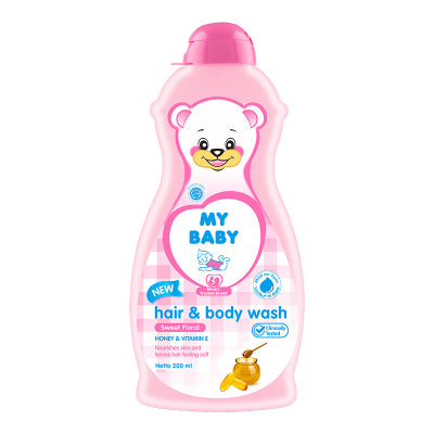 MY BABY MILK SOAP SWEET FLORAL 200ML  / MY BABY HAIR & BODY WASH ALOE & AVOCADO 200ML