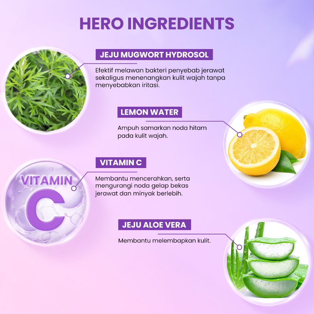 SCARLETT Acne Facial Wash Sabun Cuci Muka untuk Merawat dan Mencegah Pertumbuhan Jerawat dengan Salicylic Acid & Niacinamide