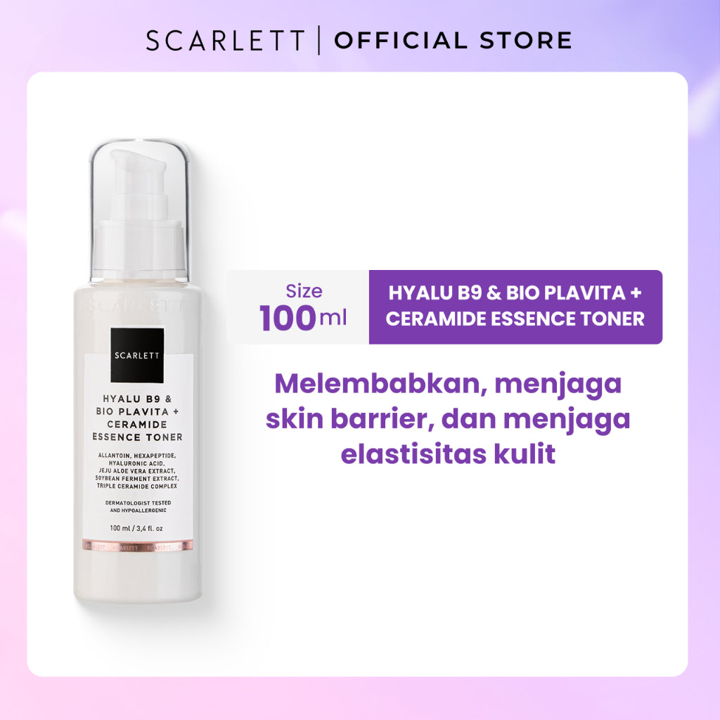 SCARLETT Face Care Satuan ( Facial Wash, Toner, Serum, Moisturizer, Face Mist, Peeling gel, Sunscreen, Face Mask ) - Brightly Ever After / Acne / Age Delay Mencerahkan , Menghilangkan Jerawat , Mencegah Penuaan Dini