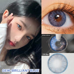 Eyeshare Softlens Blue 1Pasang 14.0mm-14.5mm Lensa Kontak Warna Normal Softlen