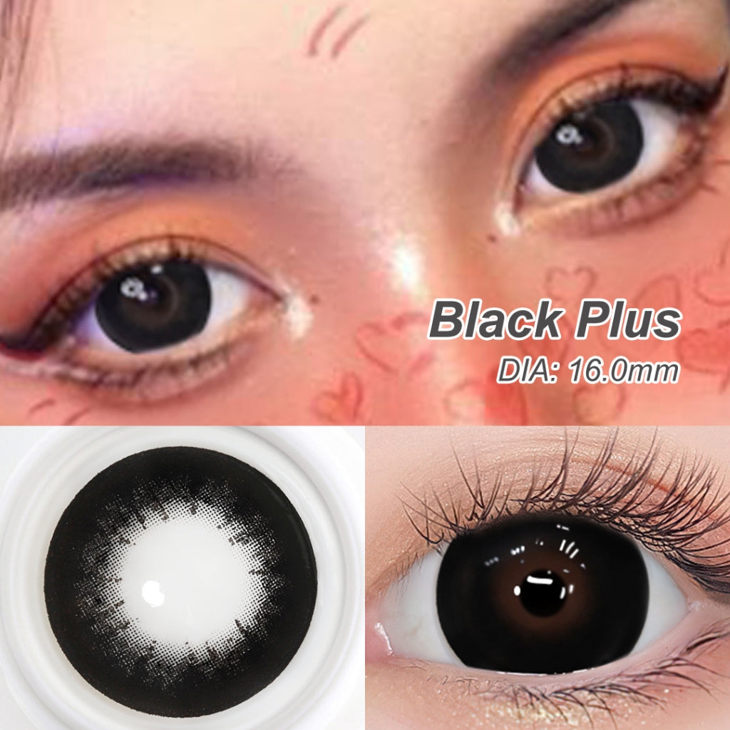 Magister Softlens Big Eyes softlens 14.5mm 16mm Normal Doll Eyes softlens Lensa kontak warna diameter softlens Brown /Black normal mata besar softlens 6bulan