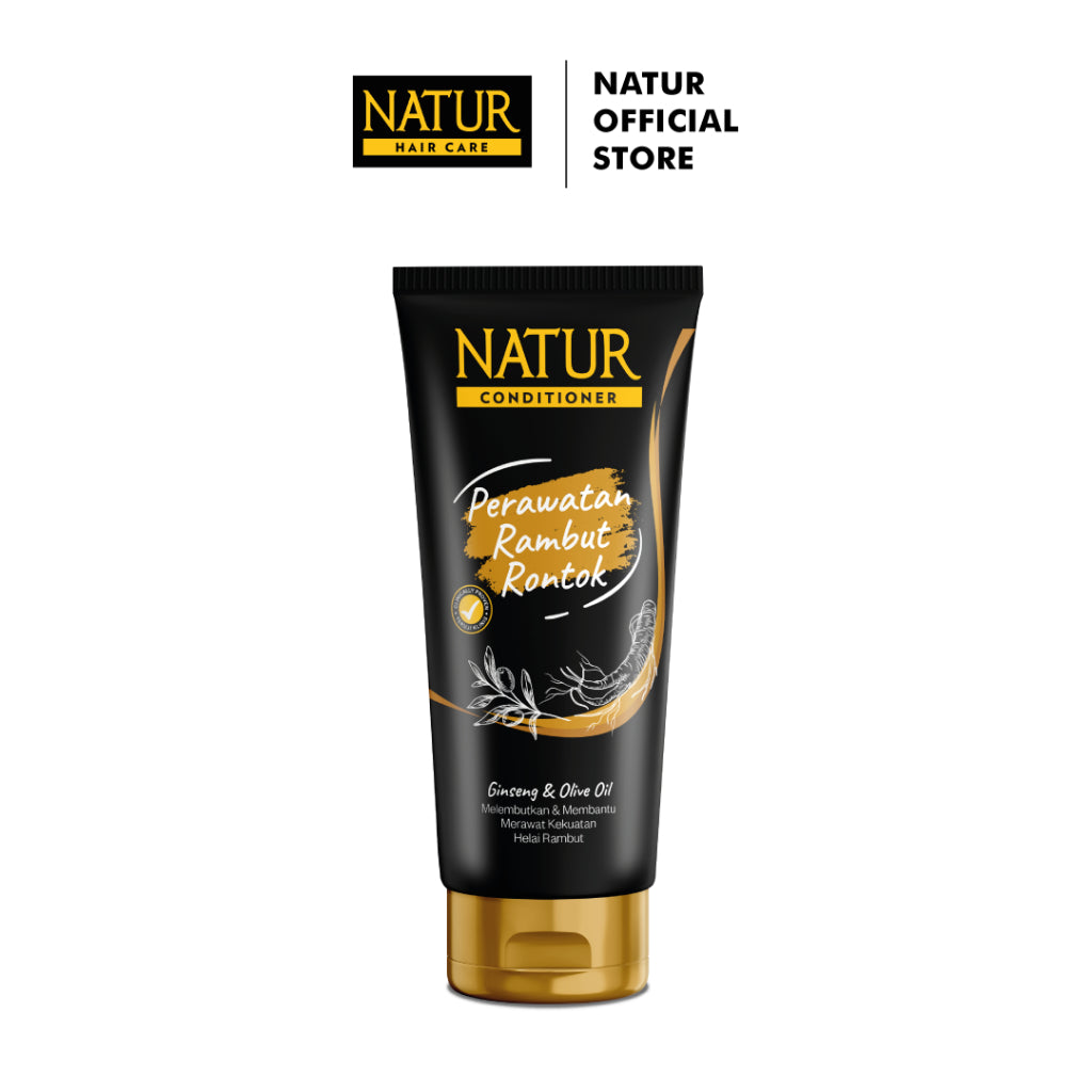Natur Twinpack Conditioner 160 ml - Kondisioner Kekuatan Helai Rambut Rontok / Anti Hair Fall / Menguatkan Akar Rambut