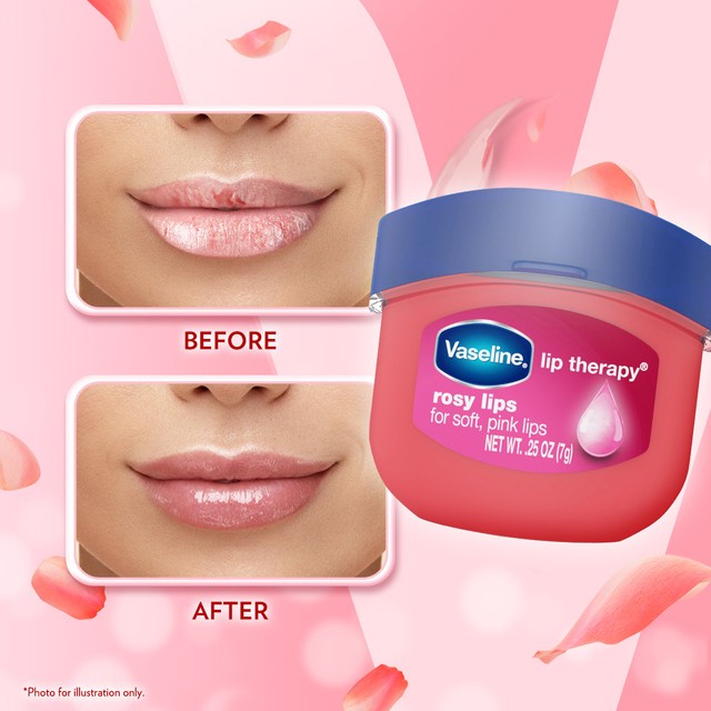Vaseline Lip Therapy Rosy Lips 7gr - Pelembab Bibir - Lip Balm