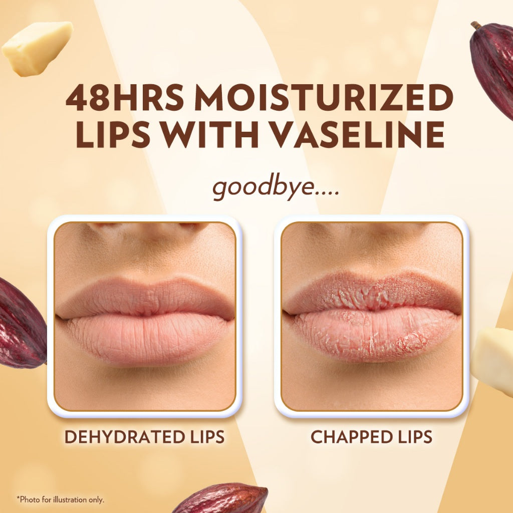 Vaseline Lip Therapy Balm Stick Cocoa Butter 4.8gr - Pelembab Bibir - Lip Balm