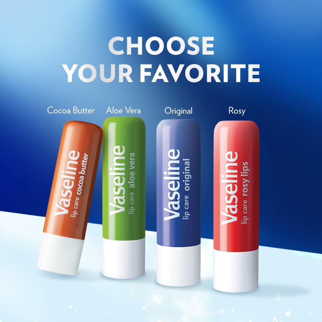 Vaseline Lip Therapy Balm Stick Original 4.8gr - Pelembab Bibir - Lip Balm