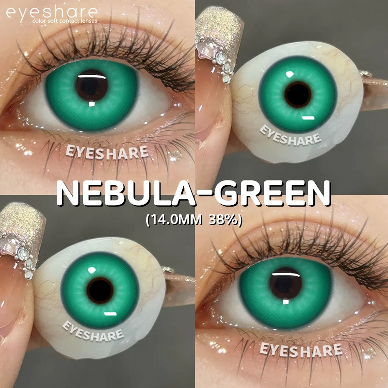 Eyeshare Softlens Madrio Softlens 1Pasang 14.0mm Purple Blue Brown Red Softlens
