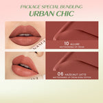 Hanasui Mattedorable Lip Cream Matcha Latte Edition - Lip Cream Double Mouisturizing With Vitamin E Pigmented Velvet Finish & Non - Transferable