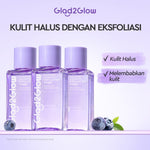 Glad2Glow Daily Exfoliating Toner toner badan face mist hydrating toner centella Toner eksfoliasi wajah glycocid acid glycolic acid kulit halus Eksfoliasi Lembut Jaga kulit Anda tetap terhidrasi Rawat kulitmu Skincare Mikrodermabrasi g2glow official store
