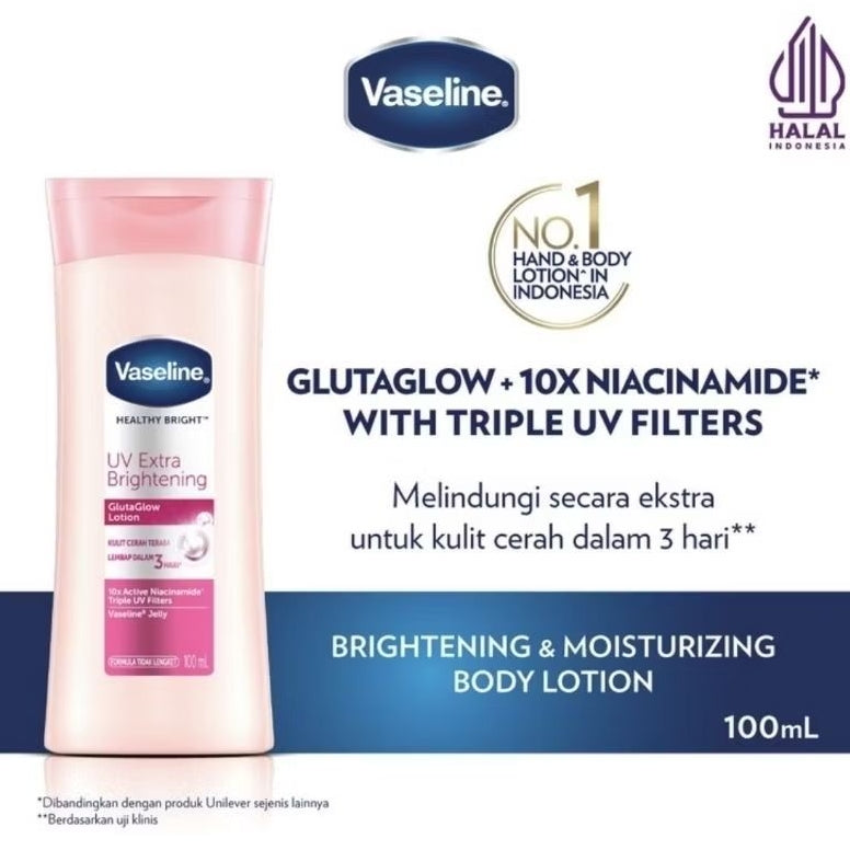 Vaseline Healthy Bright UV Extra Brightening Lotion 200 ml