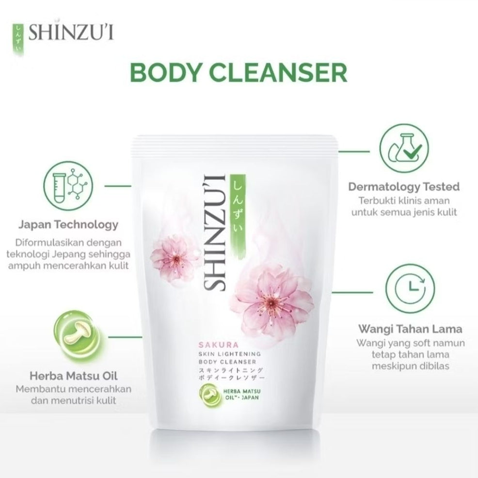 Shinzui Sabun Mandi Cair Refill 380 ml