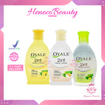 OVALE 2in1 Facial Lotion Bengkuang / Lemon / Anti Acne / 60ml 100ml 200ml - Pembersih Wajah Sekali Usap/HenecoBeauty