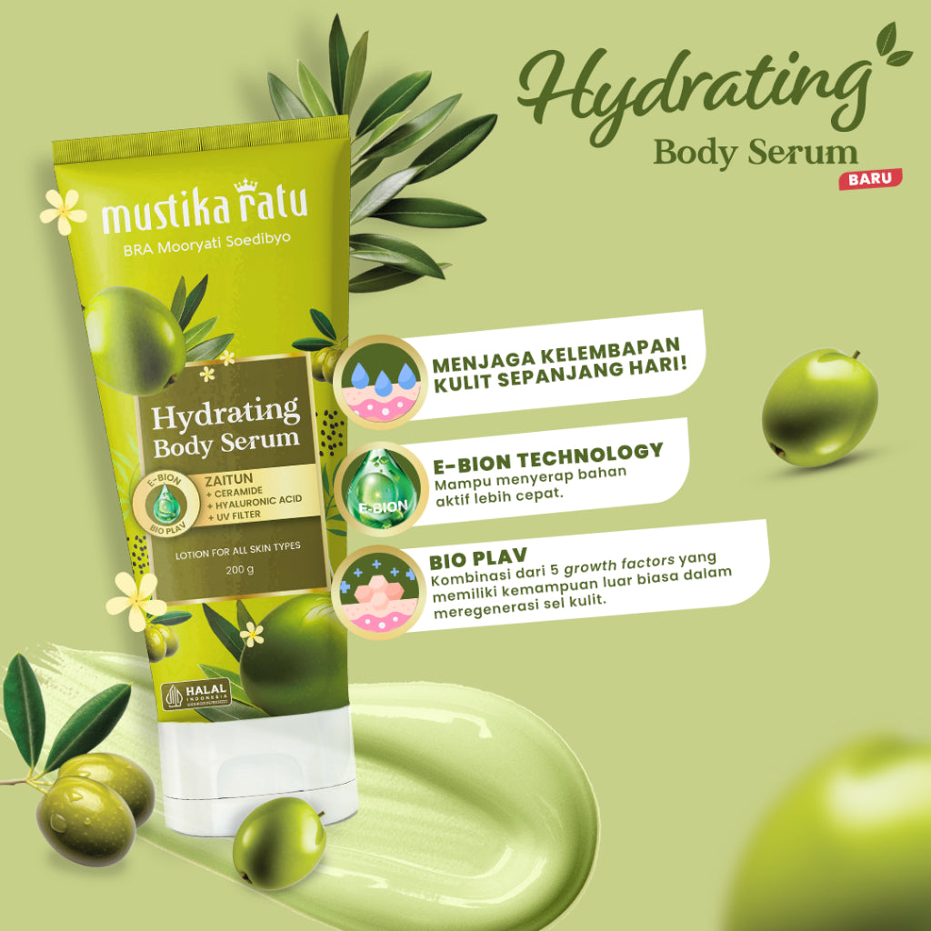 Mustika Ratu Hydrating Zaitun Body Serum 200m